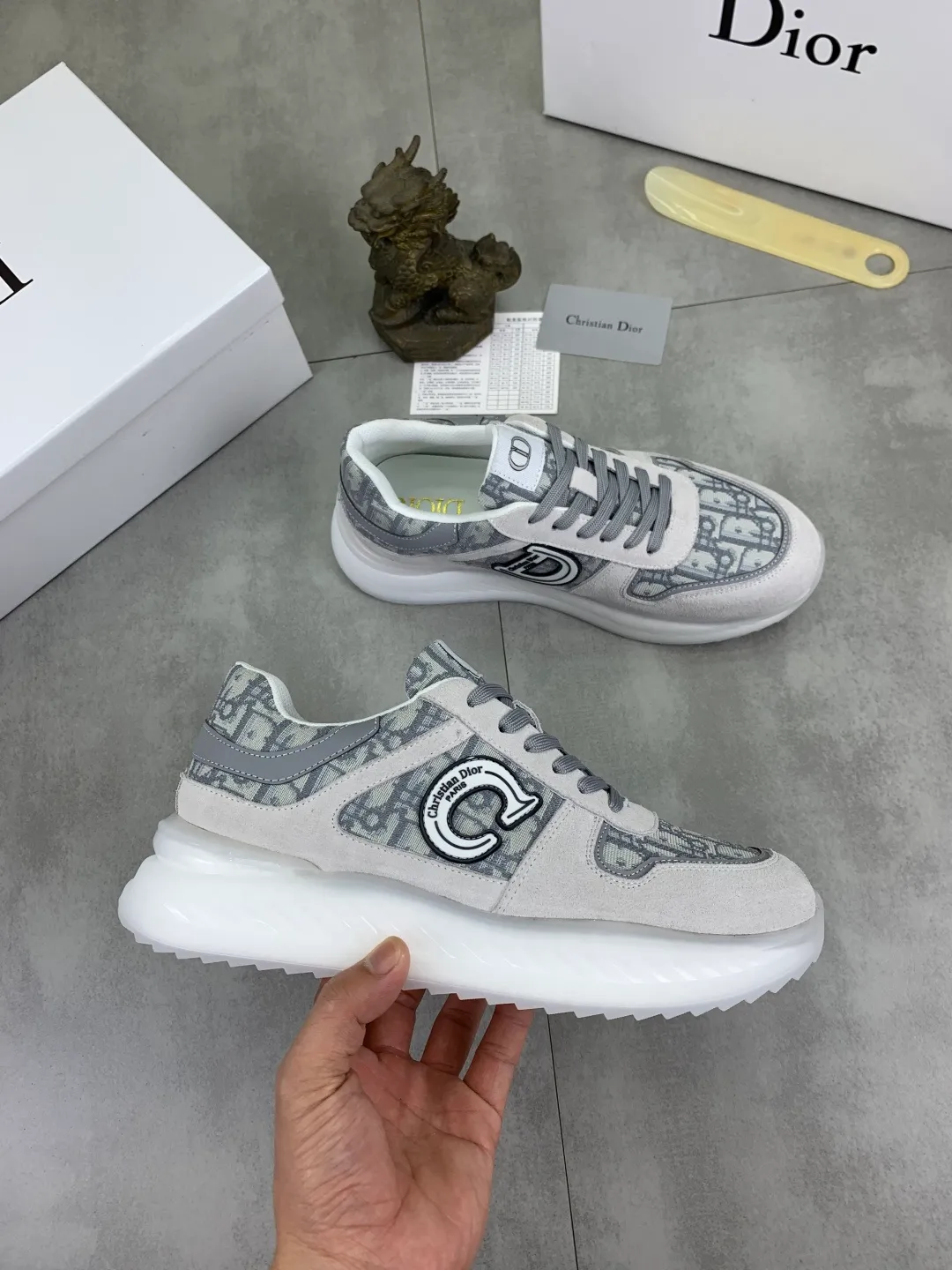 Men's Men's Shoes💰P440💰[New Style]🆘[Dior] 2025 Dior Original Lace-up Low-top Men's Shoes Classic casual shoes 🔥This model is the official classic model, with high quality and made by famous original designers. It is made of high-quality cowhide with original materials➕comfortable and breathable mesh lining➕pigskin insole. The perfect last shape and generous and fashionable design have attracted many consumers and are suitable for drivers to drive🚗. What you want is the highest quality in the market. Color: multi-color. Code number: 38--44 (45 customized)